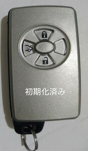 初期化済トヨタ純正スマートキー 3ボタンクラウン180系／18系基盤番号271451−0500新品電池サービス①