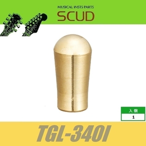 SCUD-TGL-340I　トグルスイッチノブ　メタル　 ゴールド　インチ　 スカッド