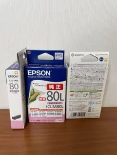 EPSON　インク　カートリッジ　ICLM　ICLC　80L　4個セット