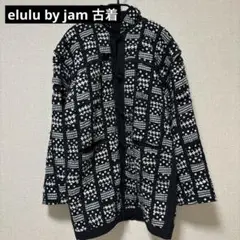 elulu by jam 古着屋 アウター ジャケット チャイナボタン 格子柄