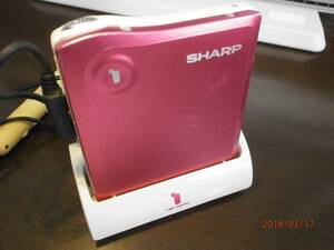 SHARP　シャープ　MD-DS33P　ピンク　MDプレイヤー中古故障ノークレーム完全ジャンク品本体のみ