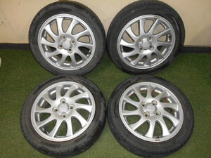 ダイハツ　タントカスタム　L375S　タイヤホイール4本セット　15x4.5J 45　DL4-545 　タイヤ→X（165/55R15）　管番848