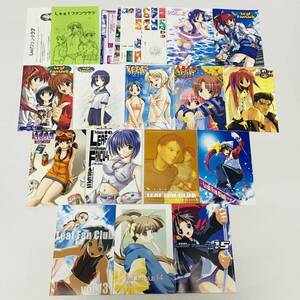 04wy2702□【1円～】Leaf ファクラブ 会誌 vol.1～15 まとめ売り 中古品