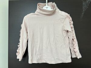 高島屋で購入／袖がおしゃれ／コムサフォセット／長袖カットソー、Tシャツ、ロンT／ハイネック／サイズ90