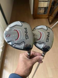 名器 7wは入手困難 PING ピン G20 4wと7wのセット TFC 330 F TOUR STIFF REG SR イオミック 1.8 純正カバー付き