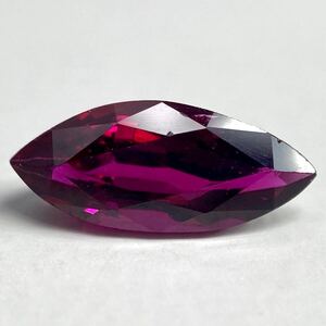 ソ付き!!1円〜!!≪天然ルビー0.756ct≫d 約9.2×4.0mm ルース 裸石 宝石 jewelry corundum コランダム 紅玉 ruby BC8/BC8 テEA5 w4 い23