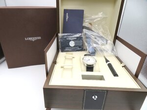 \1◆稼働◆ ロンジン L2.828.4730 ヘリテージ　クラシック シルバー 自動巻き メンズ 腕時計 箱　替えベルト　工具　保証書 V409