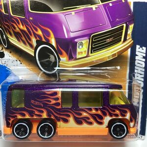 ☆ホットウィール☆ GMC モーターホーム　紫　フレイムス　Hot Wheels