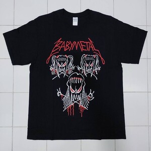 【新品】BABYMETAL World Tour 2015 Tシャツ XLサイズベビメタ ベビーメタル 赤子金属