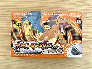 【限定即決】POCKET MONSTERS ポケットモンスター ファイアレッド 箱-取説‐アダプタあり 任天堂 AGB-R-BPRJ N.2798 ゲームボーイ レトロ