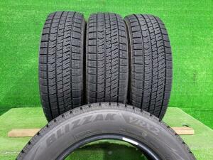 ブリヂストン ブリジストン BS スタッドレスタイヤ 4本セット ブリザック VRX2 155/65R13 2021年 8分山