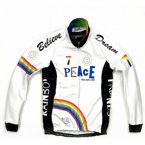 【着用済】7ITA GSG◆サイクル ジャケット◆メンズ S◆Peace Sunny Day