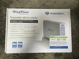 HighPoint RocketStor 6661A Thunderbolt3 PCI-E増設 エンクロージャー RS6661A