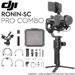 【2日間から~レンタル】DJI Ronin-SC Proコンボ ミラーレス用 電動ジンバル 3軸スタビライザー 【管理DJ01】