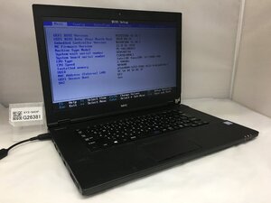 ジャンク/ NEC PC-VKL24XZG3 Intel Core i3-7100U メモリ4.1GB ストレージ無し 【G26381】