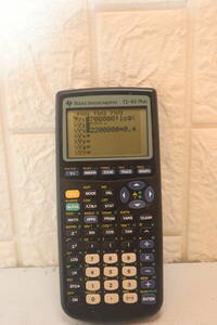 【F】TEXAS INSTRUMENTS TI-83 Plus graphing calculator　簡易テスト済み