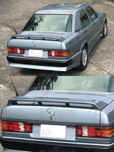 メルセデス ベンツ 190シリーズ W201 190 190E リアトランクスポイラー 16Vタイプ 未塗装 FRP素地 1982-1993 TS-50632