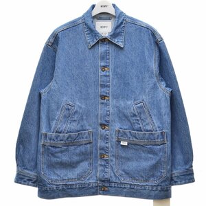 【1/S】WTAPS / ダブルタップス 23AW 232WVDT-JKM04 DADDY / JACKET / COTTON. DENIMデニムジャケット