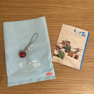 ちゅら玉 ストラップ レッド 未使用 ココスアイランドオキナワ Okinawan Jewelry ７月 情熱〈赤〉COCOS ISLAND OKINAWA