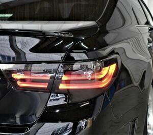 【数量限定販売】トヨタGRX130系マークX 中期後期 LEDシーケンシャルウィンカー流れるウィンカーテールランプスモークテールBLACKテール