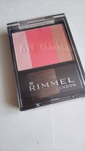 新品 RIMMEL リンメル スリー インワン モデリング フェイス ブラッシュ 001