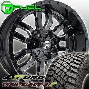 FUEL D595 Sledge タンドラ セコイア ランクル 20インチタイヤホイールセット ATTURO TRAIL BLADE XT 275/55R20 285/55R20 305/55R20 X/T