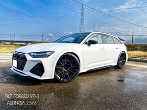 22インチ 4本セット T&T forged 鍛造 ホイール アウディ 全車種に対応 S6 S5 S4 RS3 RS4 RS5 RS6 RS7 RS アヴァント 等にオーダーで作製 