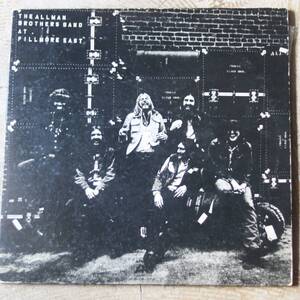 71年日本盤～The Allman Brothers Band ”At Fillmore East”オールマンブラザーズバンド”フィルモア・イースト・ライヴ”　 P-5017A