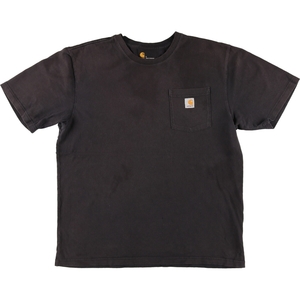 古着 カーハート Carhartt ORIGINAL FIT 半袖 ワンポイントロゴポケットTシャツ メンズL /eaa429903