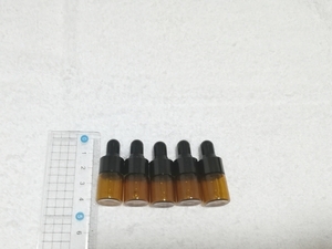 送料無料 即決 ビン スポイト ガラス 2ml 5本セット 新品未使用