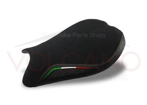 DUCATI 848 /1098/1198 2007～2011年式用 VOLCANO イタリア高級本革使用 シートカバー SEAT COVER