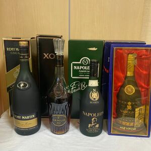 ナポレオン NAPOLEON 古酒 CAMUS VSOP コニャック XO レミーマルタン REMY MARTIN mayfor MAROY 箱付き　未開栓　まとめ