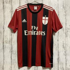 【adidas】 アディダス サッカー セリエA AC Milan ミラン 半袖ユニフォーム Oサイズ