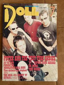 DOLL 1997年7月 No 119 PUNK雑誌 ドール/PETER AND THE TEST TUBE BABIES 70’sPUNK ROCK Thee michelle gun elephant