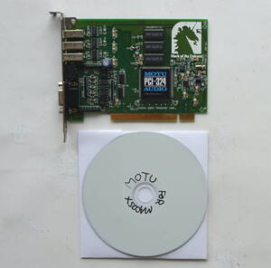 貴重！ MOTU PCI-324 AUDIO OSX10.4 MOTU PCI OSX v.1.0.8