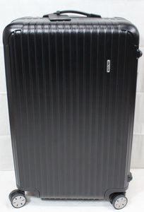 ◎Y6558＃◆中古品◆RIMOWA リモワ 4輪キャリーケース ポリカーボネート スーツケース ブラック