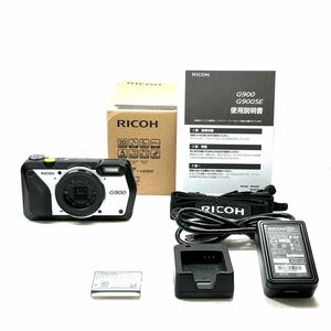 【美品】RICOH/リコー G900 デジタルカメラ 4K 防水 防塵 業務用 