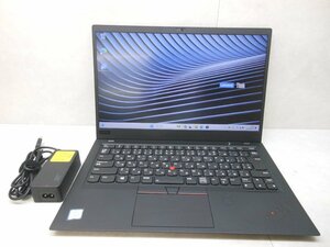 ☆1円☆第8世代☆Lenovo Thinkpad X1CARBON 20KG-S8FH00☆Core i5 1.60GHz/8GB/SSD128GB/高解像度/無線/WAN/カメラ/Office/Win11DtoD領域☆