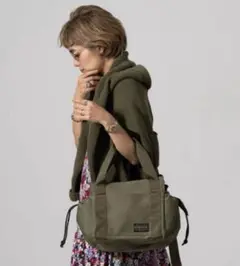 PENDLETON × MARIE INABA マザーズトートバッグカーキ