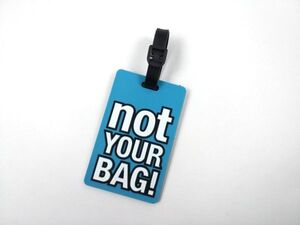 Not your BAG ネームタグ ラッゲージタグ ライトブルー