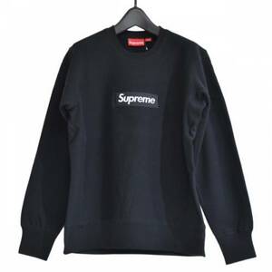 国内正規 新品 15AW SUPREME シュプリーム Box Logo Crewneck スウェット ブラック S R2A-18360X