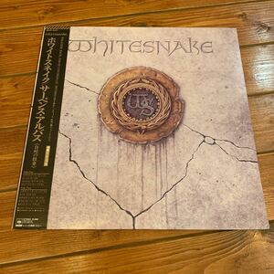 LP レコード◇ホワイトスネイク WHITESNAKE◇サーペンス・アルバス ～白蛇の紋章◇ピンナップ付き 