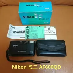 ❤️人気 Nikon AF600QD フィルムカメラ 貴重 値札 箱等付属