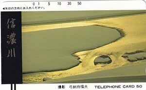 ●フリー110-13642 信濃川テレカ