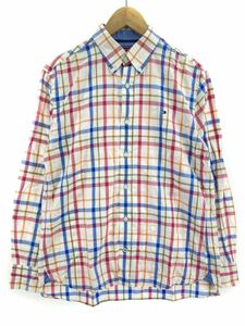 TOMMY HILFIGER トミーヒルフィガー チェック シャツ sizeM/マルチカラー ◇■ ☆ dja2 レディース