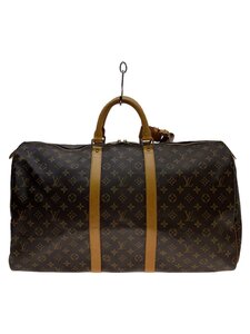 LOUIS VUITTON◆キーポル50_モノグラム・キャンバス_BRW/PVC/BRW