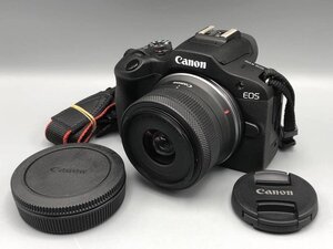 Canon EOS R 100 RF-S 18-45mm F4.5-6.3 ミラーレス一眼レフカメラセット■現状品