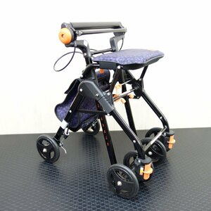 《A》幸和製作所 TacaoF テイコブナノン CPS03 軽量でコンパクトに折り畳めるシルバーカー 【 中古品 / 動作確認済み 】