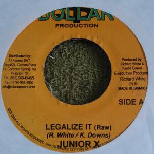 Smooth Mid Track Rasta Riddim Single 2枚Set#1 from Dollar Production Junior X Perfect