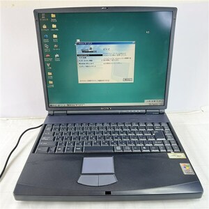 SONYソニー VAIO PCG-FX55Z/BP Windows98SE ノートパソコン Windows98SecondEdition